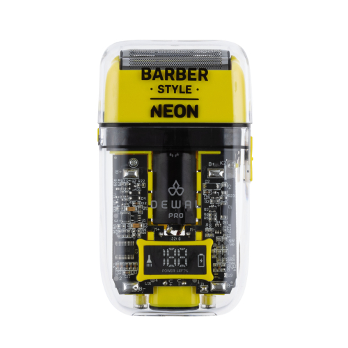 Shaver BARBER STYLE NEON YELLOW DEWAL 03-082 Yellow